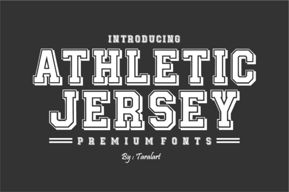 Athletic Jersey: A Strategic Typography Choice for Bold Branding