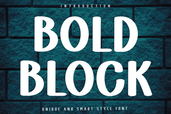 Bold Block: A Festive Typeface for Holiday Design Excellence