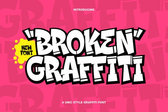 Broken Graffiti: How to Use This Bold Display Typeface Without Breaking Your Design