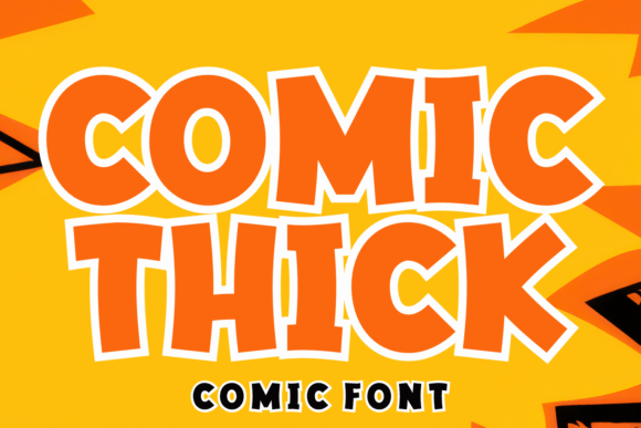 Comic Thick: The Bold, Bouncy Typeface for Playful Projects