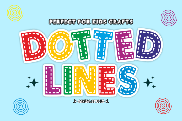 Dotted Lines: A Playful Typography Solution for Kids' Projects