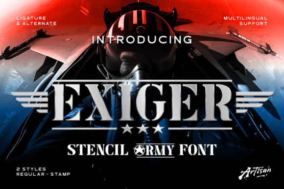 Exiger: A Tactical Stencil Typeface Evaluation
