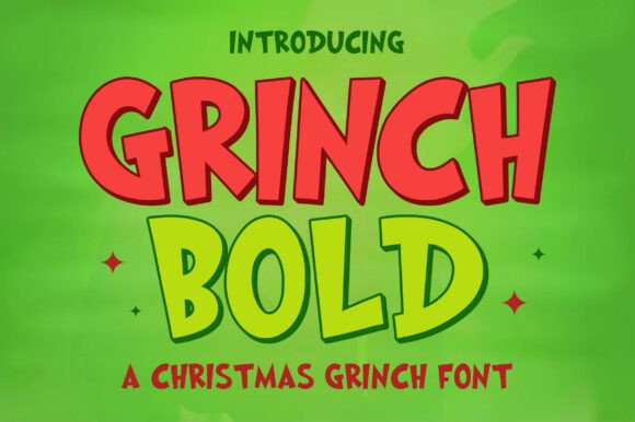 Grinch Bold: A Playful Typography Powerhouse