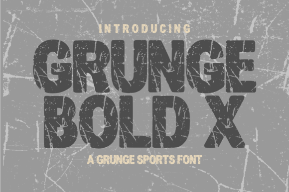 Grunge Bold X: A Strategic Asset for High-Impact Sports Branding