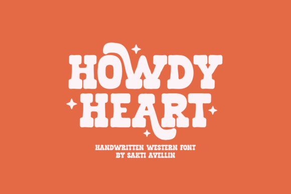 Howdy Heart: The Retro Western Typeface Redefining Creative Warmth