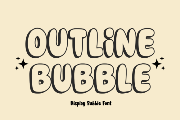Introducing Outline Bubble: The Friendly Display Font for Every Creative Project