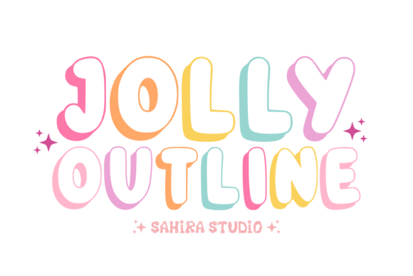 Jolly Outline: A Modern Cartoon Font for Creative Projects
