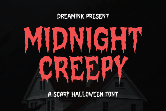 Midnight Creepy: A Bold Halloween Font for Haunting Designs