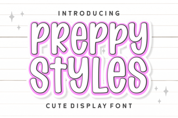 Preppy Styles: The All-Caps Font That Balances Whimsy and Sophistication