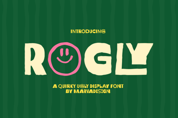 Rogly: The Quirky Display Font for Human-First Design