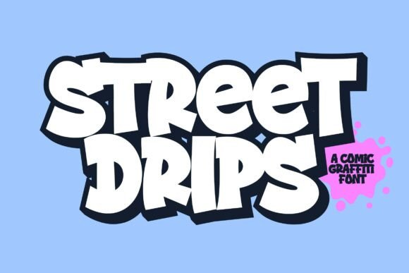Street Drips: Elevating Your Design with a Bold Graffiti Cartoon Aesthetic